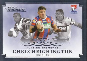 2019 TLA Traders - Retirements Case Cards #RP5 Chris Heighington Front